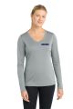 Sport Tek Women's Long Sleeve Posicharge Competitor V-Neck Tee - LST353LS
